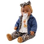 BiBi Doll 18" Soft Body Interactive Baby Doll or 2-Pack Doll Clothes Set Choose