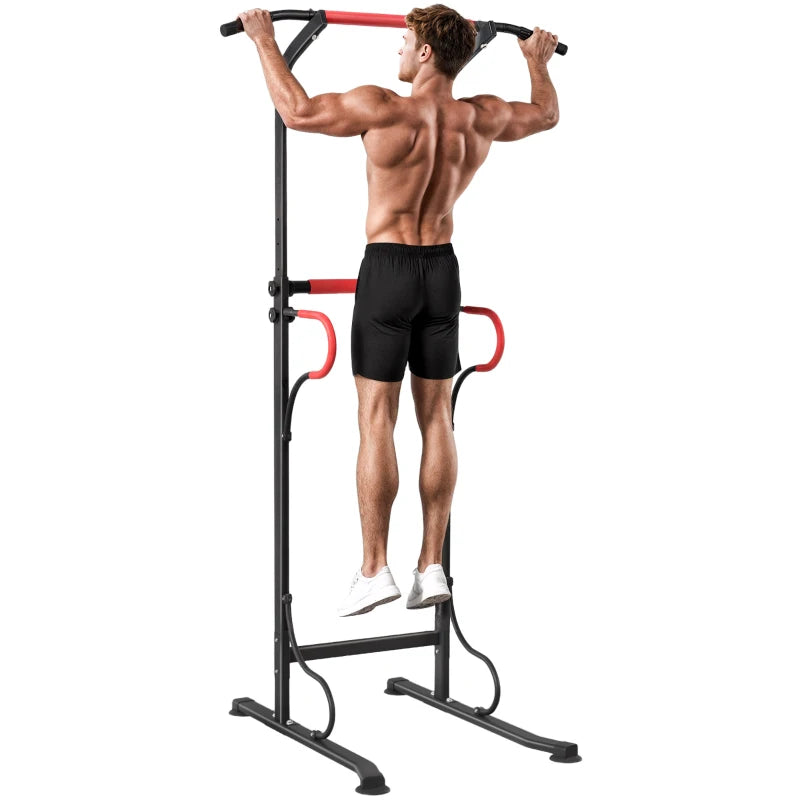Home Gym Power Tower with Pull-Up Bar & Adjustable Height