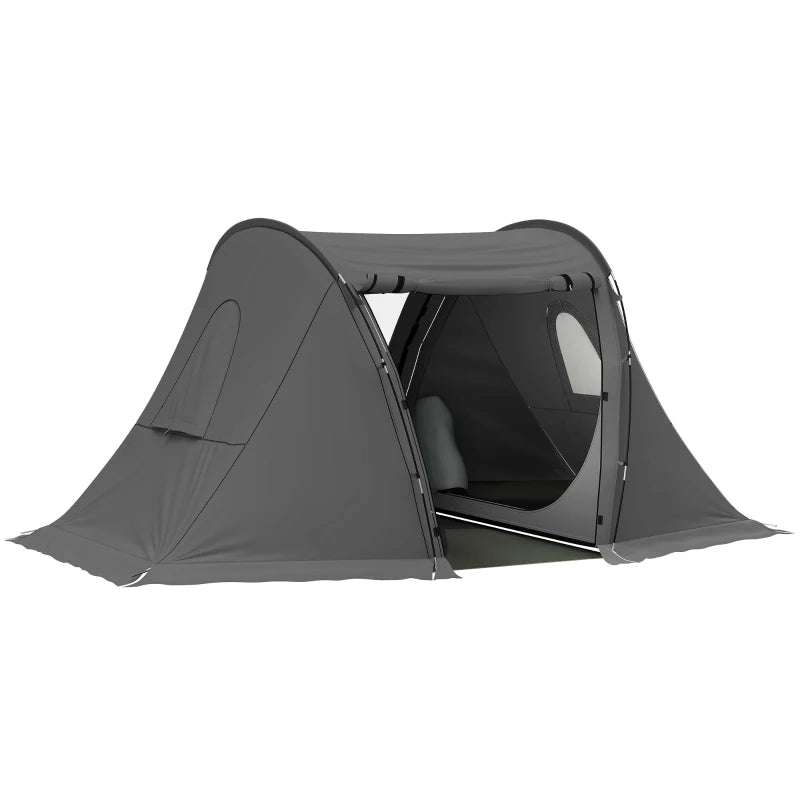 Family Dome Tent for 3 with Sewn-in Groundsheet, 3000mm Waterproof