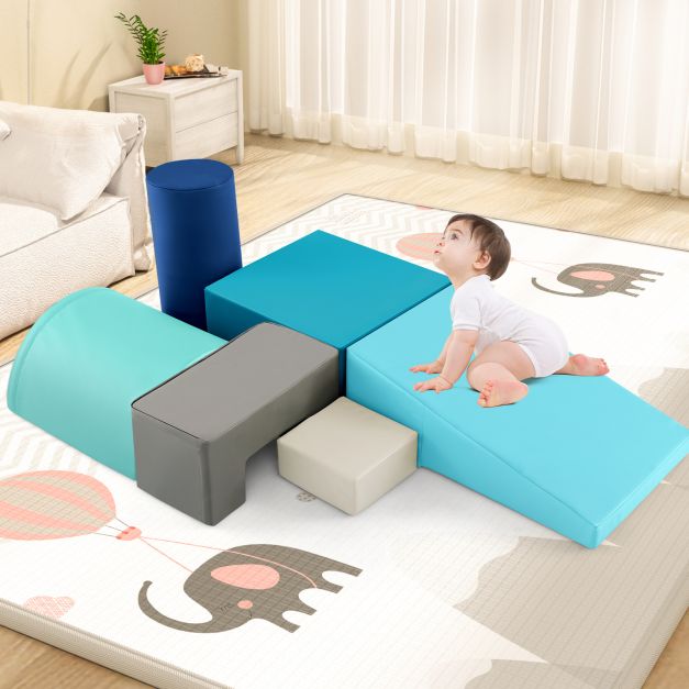 Foam Climbing Blocks with PU Cover for Toddlers Ages 1–3