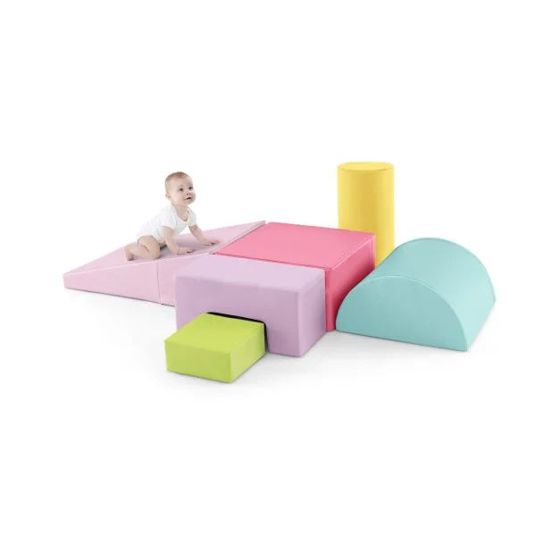 Foam Climbing Blocks with PU Cover for Toddlers Ages 1–3