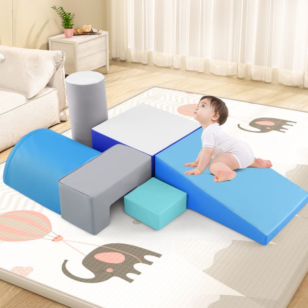 Foam Climbing Blocks with PU Cover for Toddlers Ages 1–3