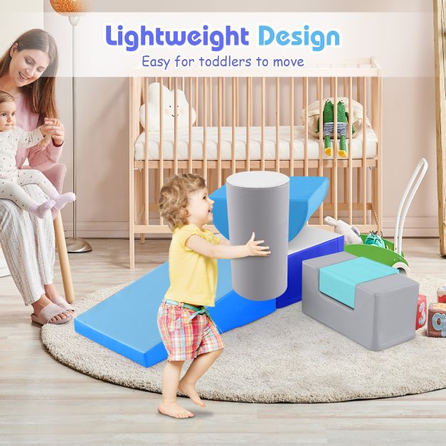 Foam Climbing Blocks with PU Cover for Toddlers Ages 1–3