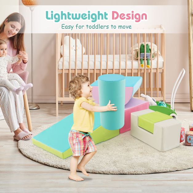 Foam Climbing Blocks with PU Cover for Toddlers Ages 1–3