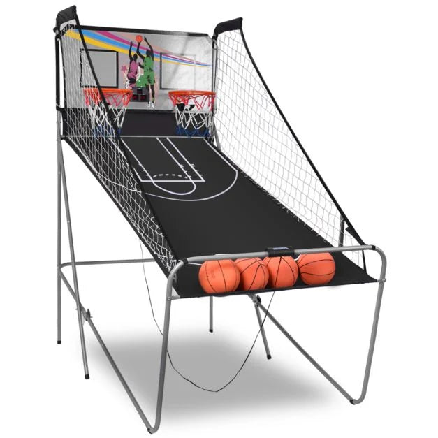 Kids Foldable Basketball Arcade Toy with Easy Storage