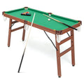 Wooden 122 cm Pool Table for Family Fun – Kids & Adults Friendly