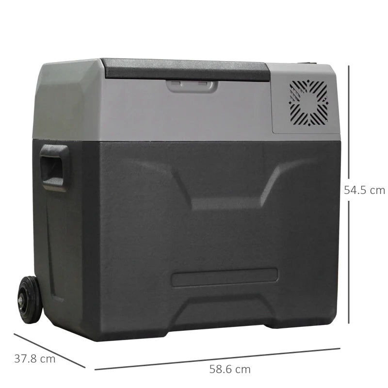 Car Cooler Box – 50L Portable Fridge Freezer, Travel Ready
