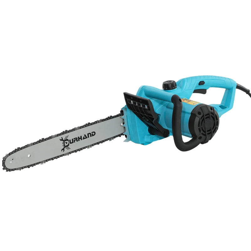 Powerful 2000W Electric Chainsaw 16" Aluminum Blade Corded for Tree Pruning & Woodcutting