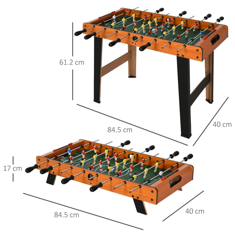 Football Table with 8 Rods – Heavy Duty, 84.5cm Arcade Style