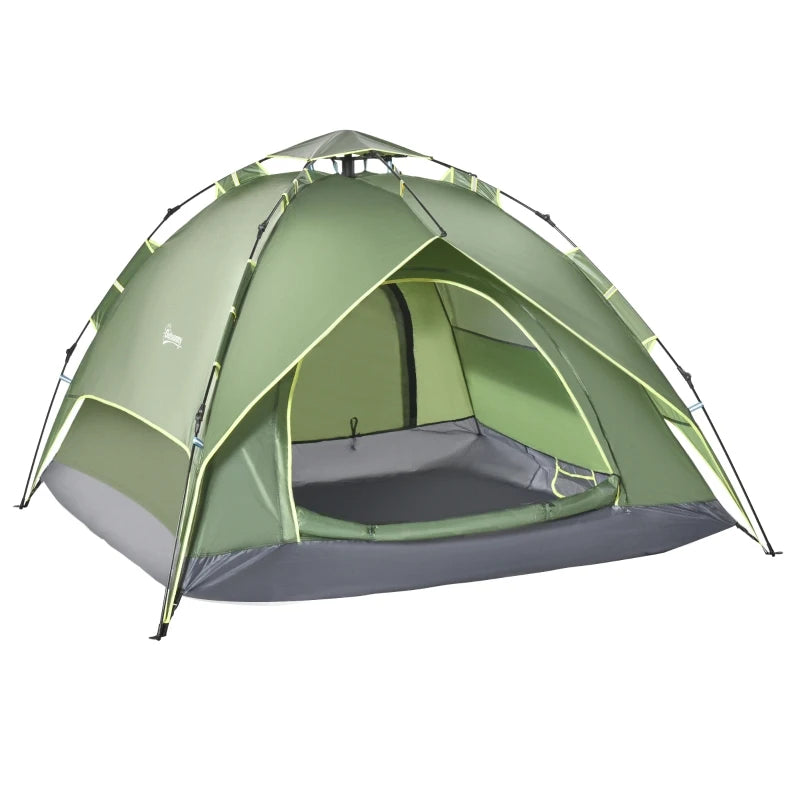 Family Camping Tent – 3-Person Double Layer Pop-Up