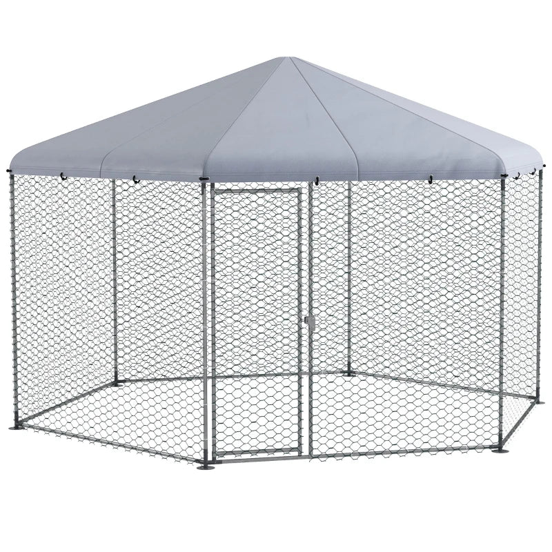 Chicken Coop & Outdoor Run – Fits 10-15 Chickens, Ducks, and Rabbits
