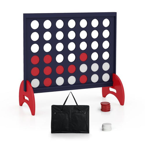 4-to-Score Giant Game Set with 42 Pieces Jumbo Rings & Carry Bag