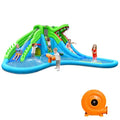 7-in-1 Giant Inflatable Bounce House with Powerful 780W Air Blower