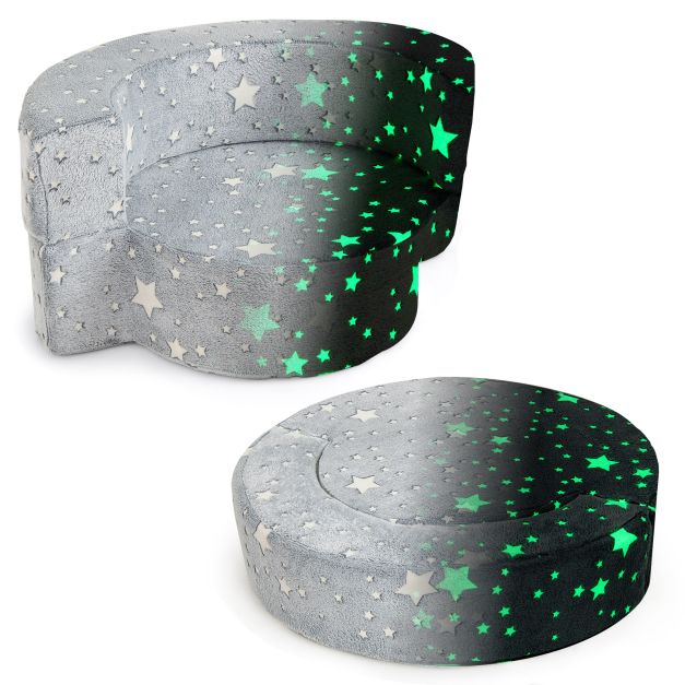 Kids Glow in the Dark Sofa Bed with Washable and Removable Cover