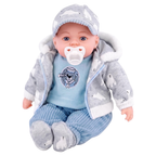 BiBi Doll 18" Soft Body Interactive Baby Doll or 2-Pack Doll Clothes Set Choose