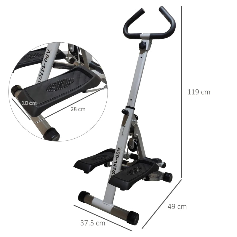 Home Gym Stepper – Aerobic Exercise Machine with Handle