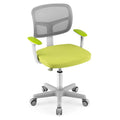Height-Adjustable Kids Computer Chair with Swivel & Lumbar Support