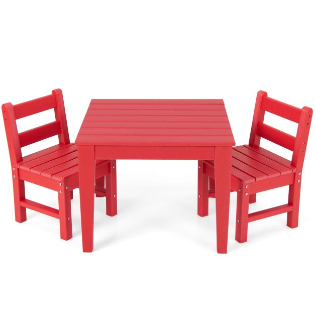 3-Piece Children’s Table and Chair Set for Painting and Dining