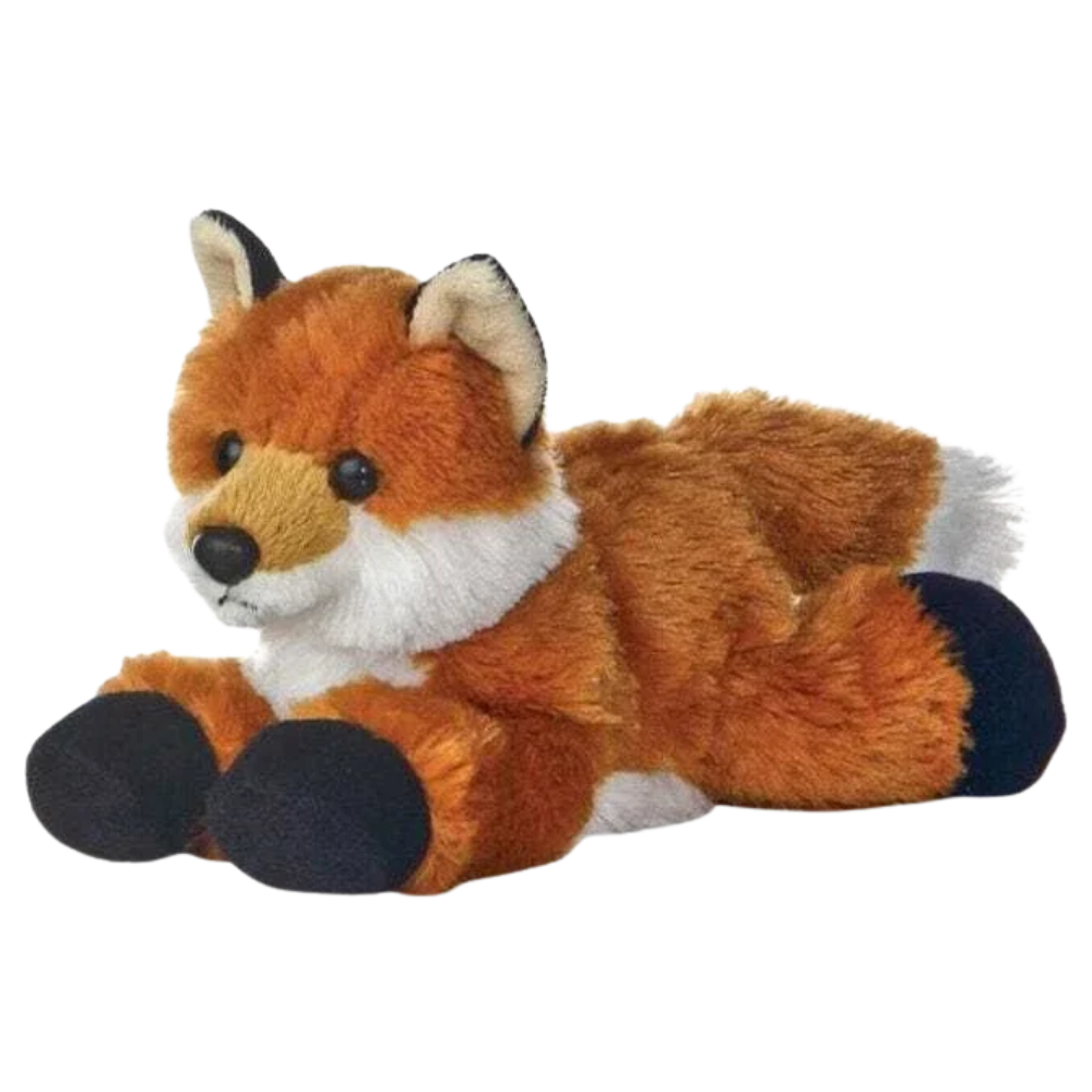 Aurora Mini Flopsies Foxxie Fox Plush Toy 20cm Orange Soft Stuffed Animal