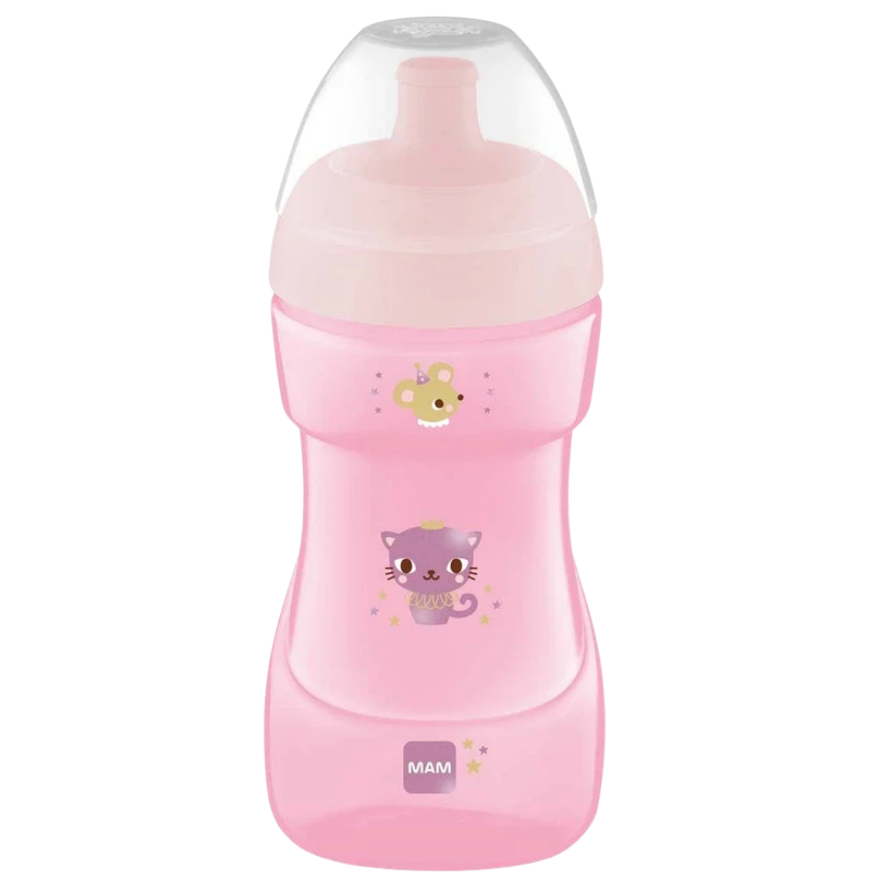 MAM Sports Cup 330ml Spill-Proof Baby Toddler Cup with Sports Cap 12+ Months