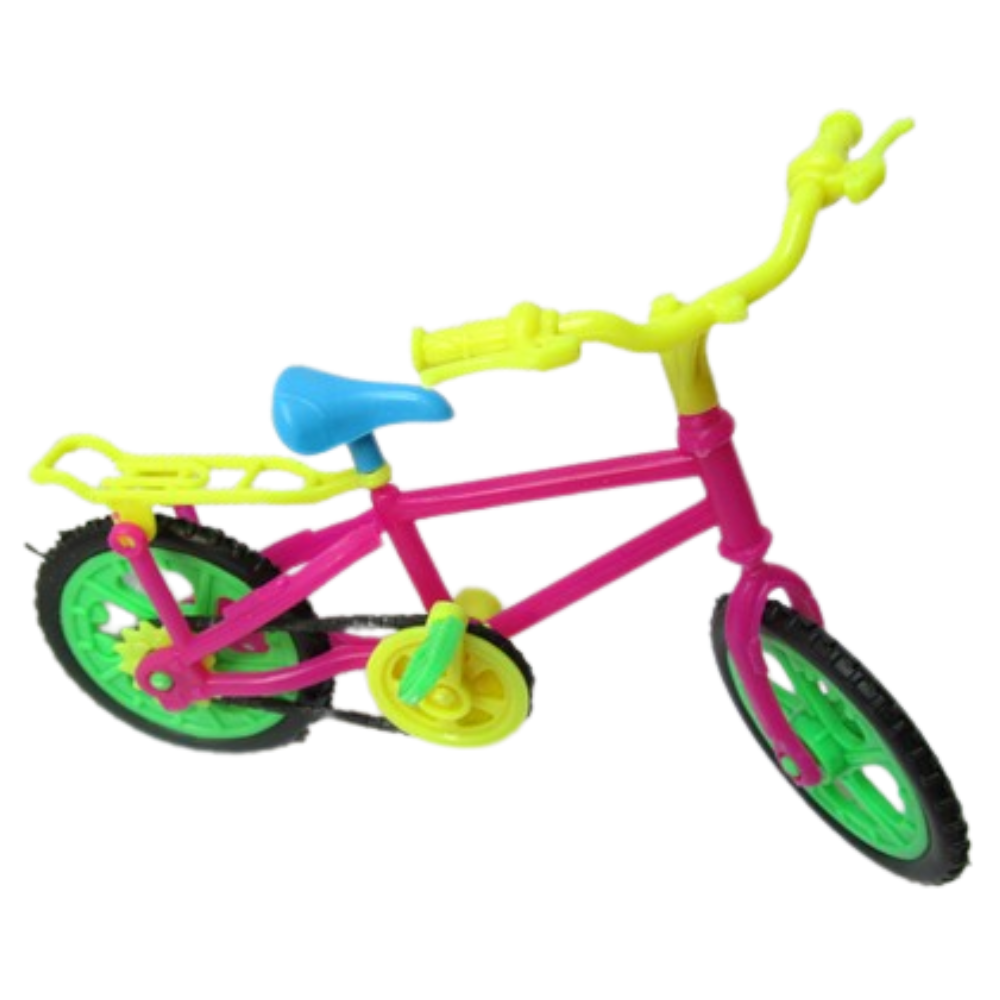 Plastic 12" Doll Sized Pedal Bike Bicycle Accessory
