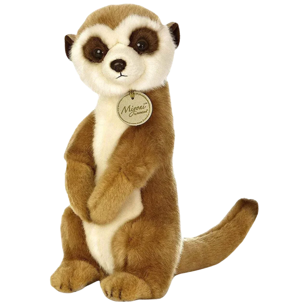 Aurora MiYoni Meerkat Plush Toy 25.5cm Soft Brown Stuffed Animal Teddy Gift