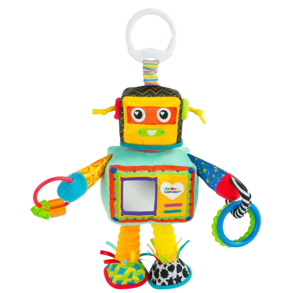 Lamaze Rusty the Robot Baby Sensory Pushchair Toy