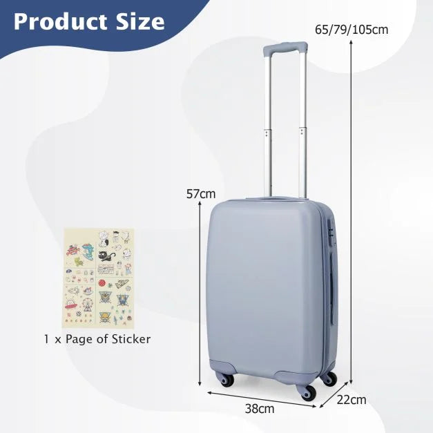 Durable Hardside Spinner Luggage with TSA Lock and Telescopic Handle