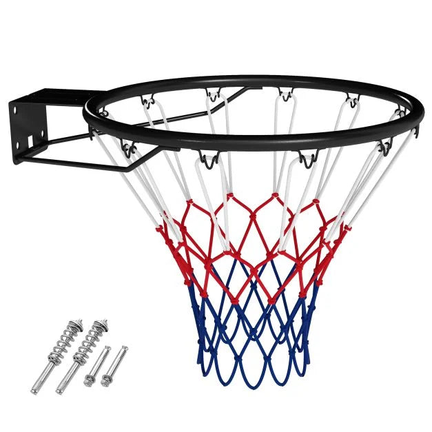 Basketball Rim Goal Replacement Wall-Mount, Heavy Duty with Double Springs