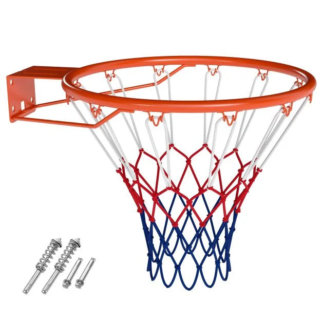 Basketball Rim Goal Replacement Wall-Mount, Heavy Duty with Double Springs