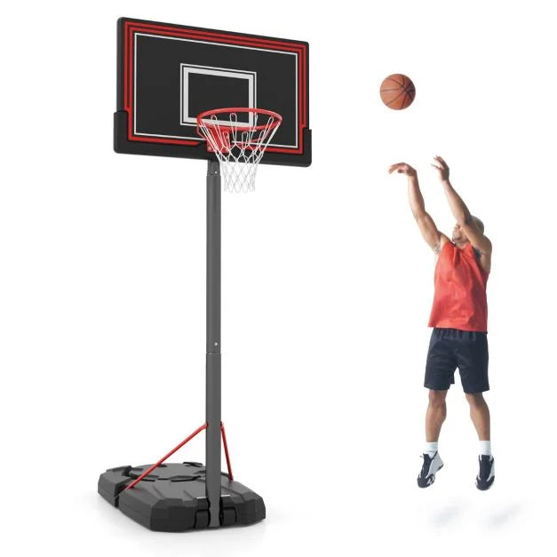 Portable Basketball Hoop 230–305cm with 44" Shatterproof Backboard