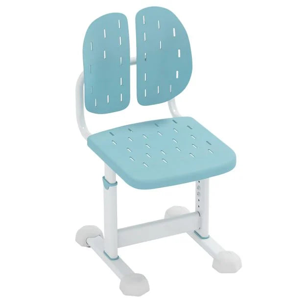 Adjustable Kids’ Desk Chair with Dual Back Support and Breathable Cushion