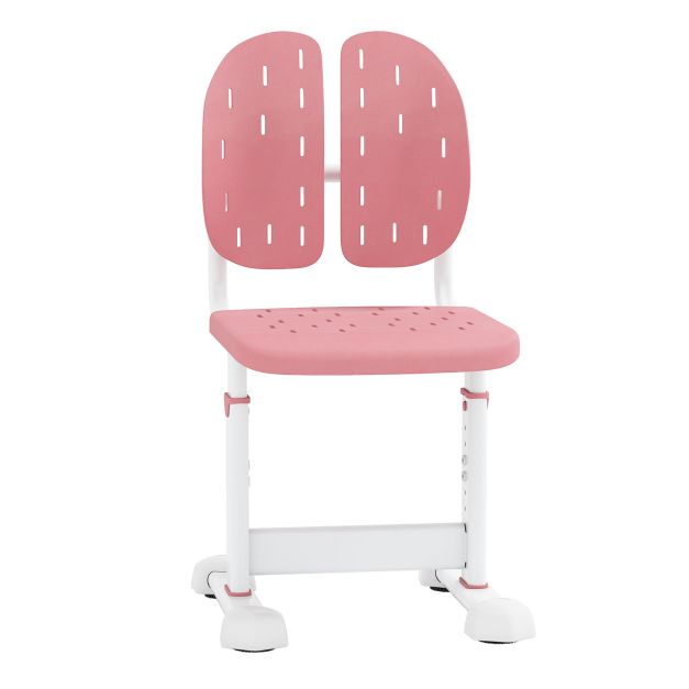 Adjustable Kids’ Desk Chair with Dual Back Support and Breathable Cushion