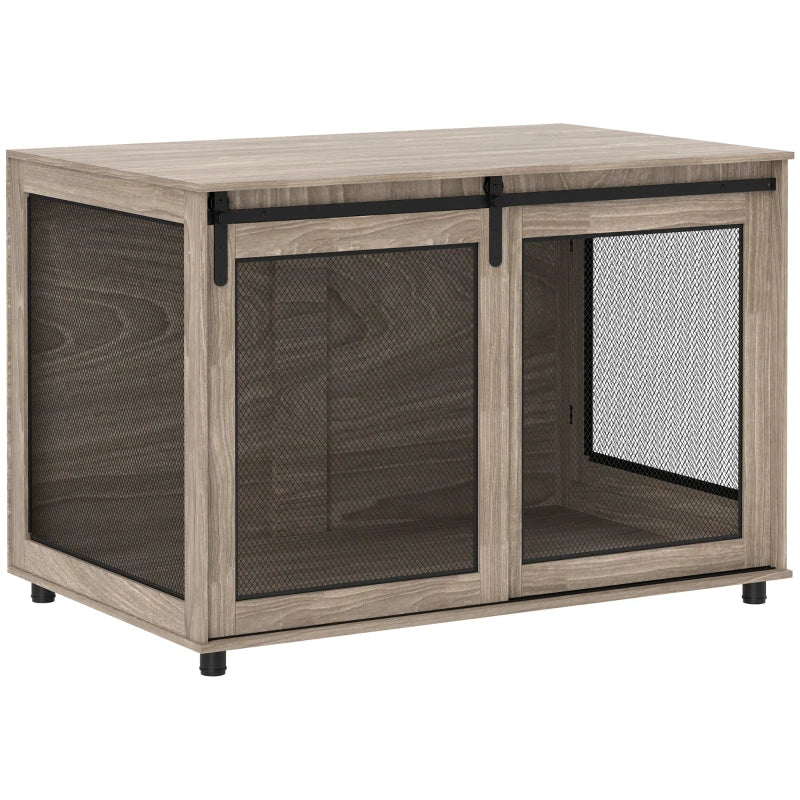 Brown Dog Crate Table for Extra Large Dogs