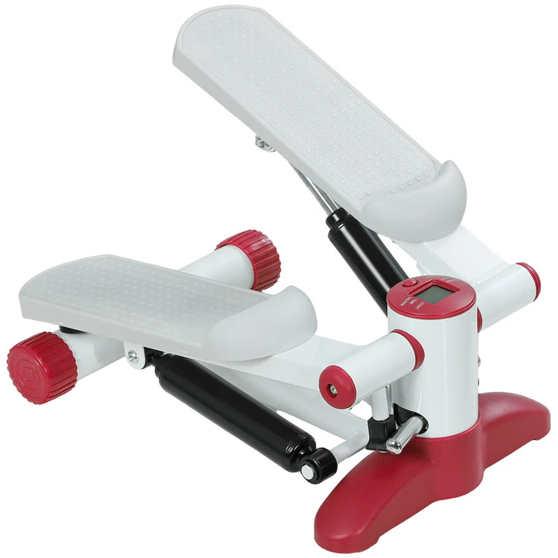 Fitness Mini Stepper with LCD Monitor – Grey, Stable Design