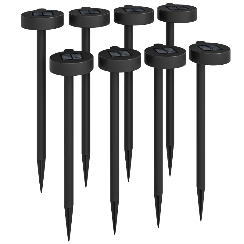 Waterproof Solar Stake Lights for Garden – 8-Pack LED Pathway and Landscape Lighting