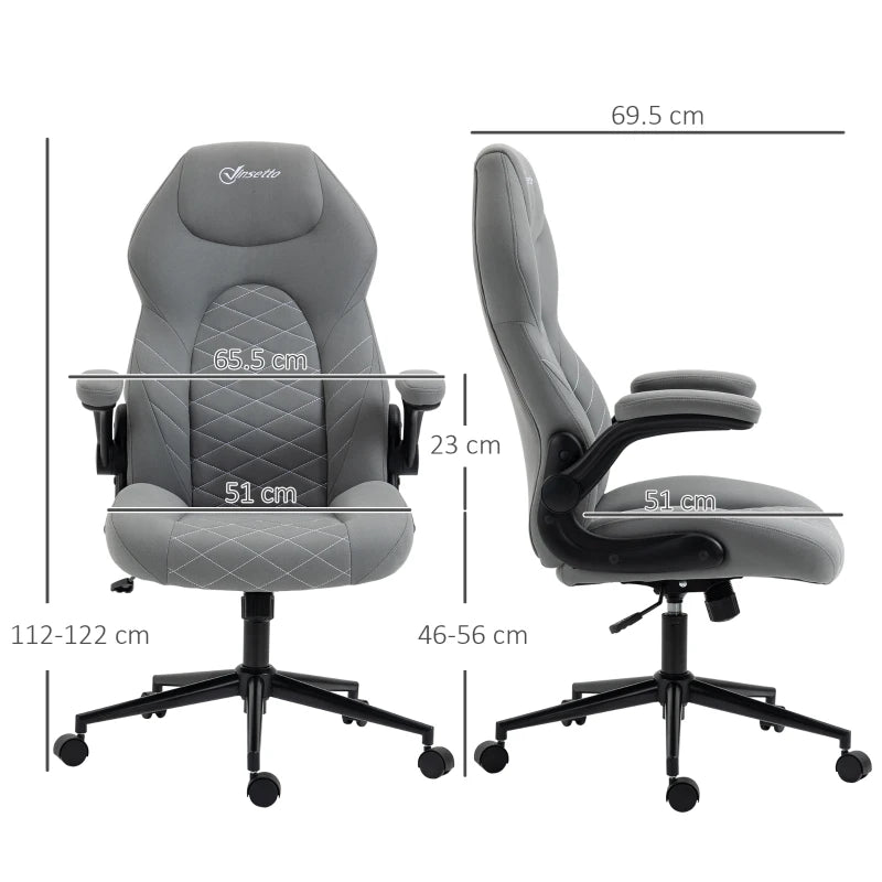 Home Office Computer Chair – Light Grey