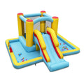 Inflatable Bounce House with Slide & Tunnel for Kids – No Blower