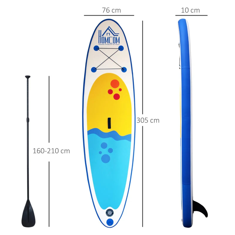 Inflatable SUP Board – 10 ft, Complete Kit for Beginners & Experts