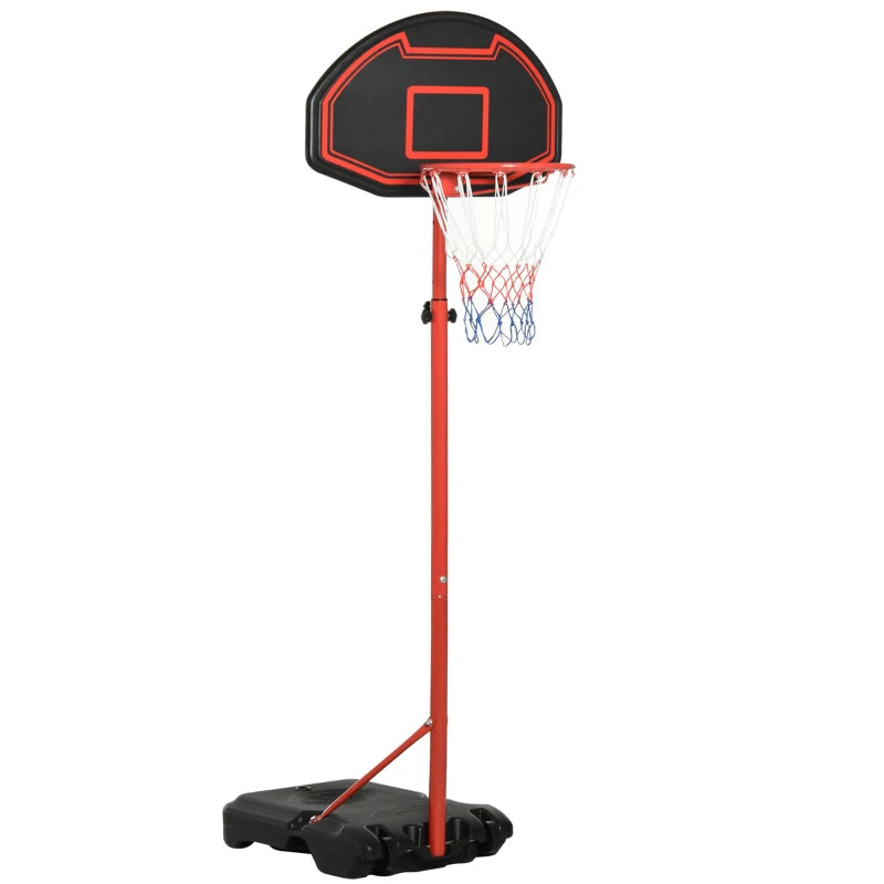 Basketball Hoop with Wheels & Weighted Base – Outdoor, Black