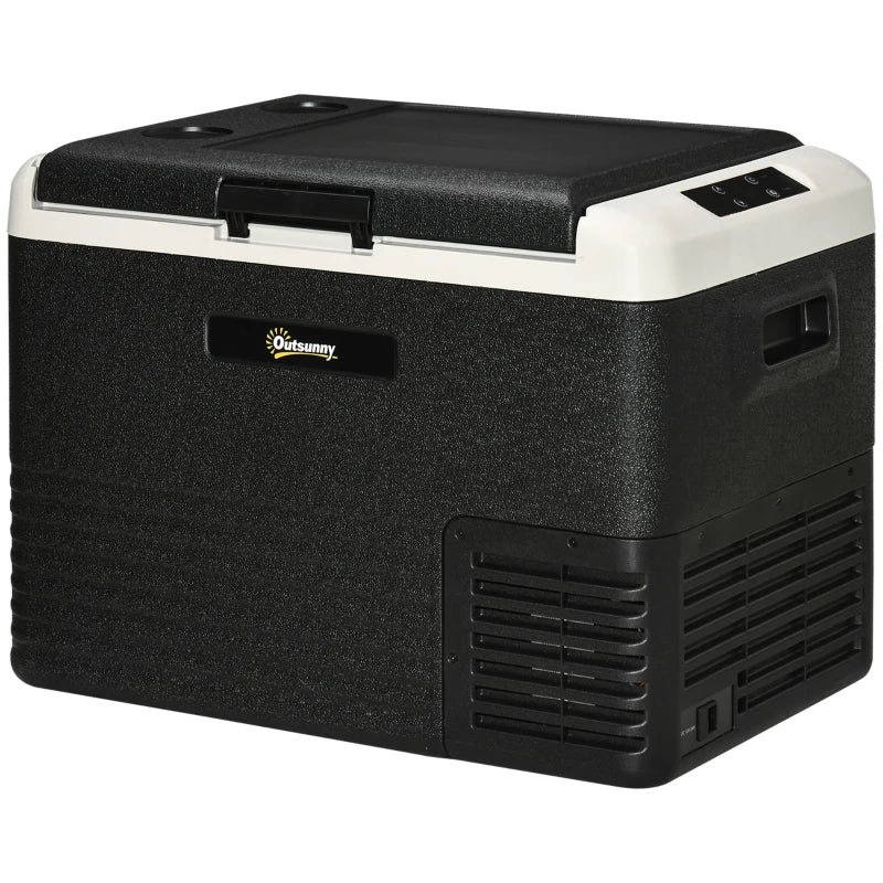 40L Car Fridge – Portable Freezer in Grey and Black