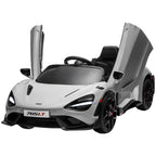 Grey 12V Kids Electric Ride-On Car with Remote Control, Butterfly Doors & Wheels