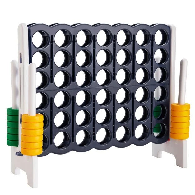 42-Ring Jumbo 4-to-Score Giant Game Set with Quick-Release Slider