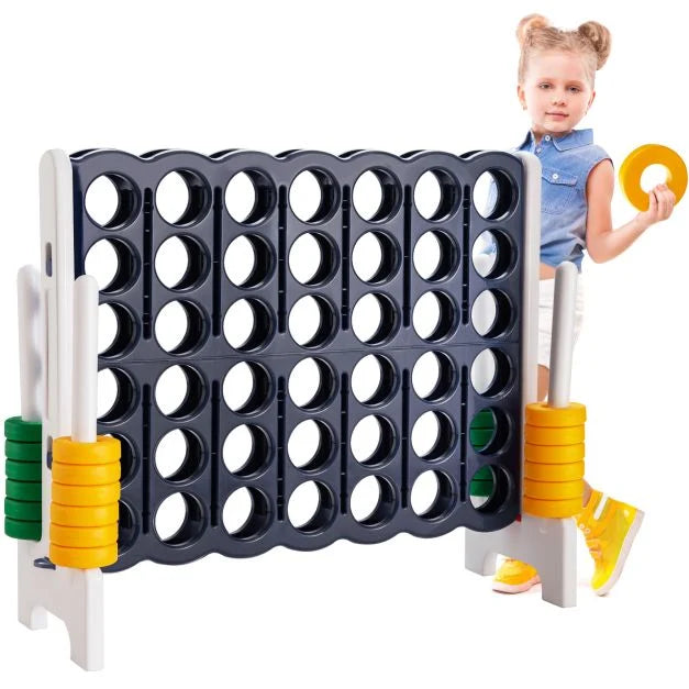 42-Ring Jumbo 4-to-Score Giant Game Set with Quick-Release Slider