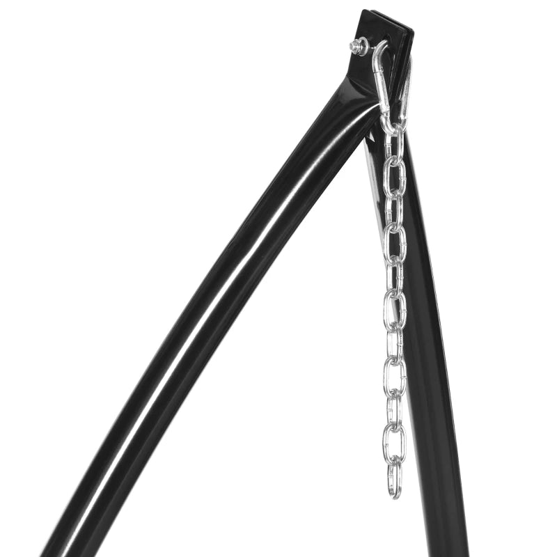 Durable C-Shaped Metal Hammock Chair Stand for Indoor and Outdoor Hanging Chairs