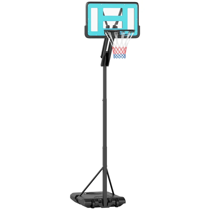 Basketball Hoop & Stand with Shatterproof Backboard – 146-236cm