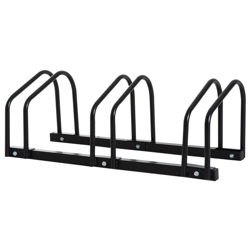 3-Bike Parking Stand – Floor/Wall Mount Bicycle Rack