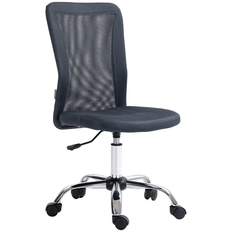 Dark Grey Mesh Office Chair, Adjustable Height