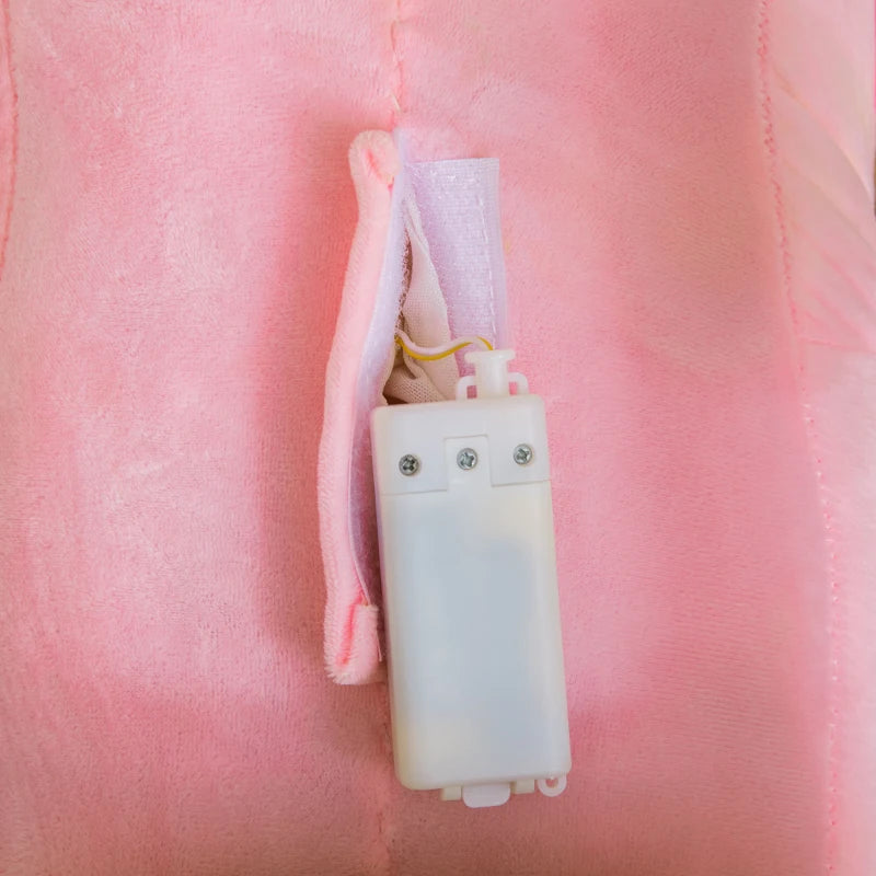 Baby Ride-On Rocking Elephant & Horse Toy with Wheels, Music & Plush Seat, 18+ Months