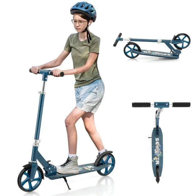 Kick Scooter with Adjustable Height for Teens and Adults